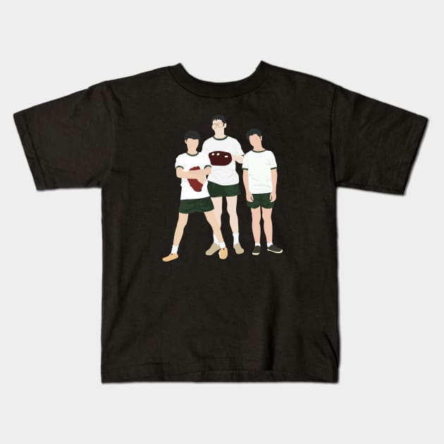 Sam, Bill and Neal Kids T-Shirt by ShayliKipnis